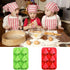 Christmas Silicone Molds, Red Green Xmas Tree Candy Chocolate Mould, Non-Stick Baking Mold, 2Pcs