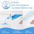 Twin XL Premium Waterproof Mattress Protector, Soft Breathable Mattress Pad Cover, Noiseless Waterproof Bed Cover