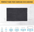 Upgrade Luxury Grey Bathroom Rug Mat, 20"x32", Ultra Soft Thick Absorbent Non-Slip Chenille