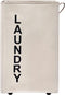 92L Large Laundry Hamper with Leather Handle,Standable Laundry Basket with Wheels ,Large