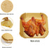 150 Pack Square Mini Air Fryer Liners for 2qt Air Fryer, Disposable Non-stick Baking Paper
