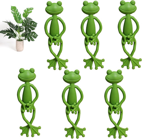 YVPSI 6pcs Frog Plant Stand Holder Support Frog Plant Holder Plant Propagation Buddy