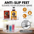 Clear Lazy Susan Organizer, Rotating Makeup Organizer for Vanity, Spice Rack Kitchen Cabinet Organizers and Storage