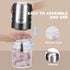 Mini Food Processor for Chopping, Mincing, and Puree, 2 Speed Electric Chopper, 400-Watt, 2 Cup Capacity, Black