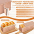 Dipanist 2Pack 2.2 LB 1 LB Pullman Loaf Pans with Lids & Dough Capacity, Non-Stick Carbon Steel Bread Pans for Homemade