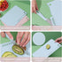 Plastic Cutting Board, Utility Cutting Board with Handles, Multifunctional Portable Fruit Chopping Board