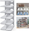 6-Tier Thickening Cubby Shoe Rack, Free Combination Shoe Organizer for Closet, Free