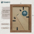 5x7 3 Pack Picture Frame with HD Glass - Brown Walnut, Natural Wood Photo Frame, Table Decoration