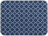 Super Absorbent Dish Drying Mat, Microfiber Fast-Drying Dish Mat 16" x 18", Cute Navy Blue Moroccan
