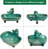 Sungmor Heavy Duty Cast Iron Hand Soap Holder, Antique Green Finish, Decorative Tabletop Soap Dish Tray