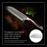 Hammer Stahl 4.5 Inch Santoku Knife, High Carbon Stainless Steel Kitchen Knife with Ergonomic Handle & Gift Box