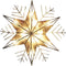 Kurt Adler 10-Light Capiz and Wire Snowflake Christmas Treetop, 10-Inch, Silver