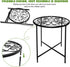 Aonagi 15" 2 Pack 11" 100lbs, Tall Metal Plant Stand, Wide Round Plant Stand for Flower Pots Up to Rustproof Iron Plant