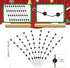 Syhood 200 13.8 Inches Pcs Glitter Berry Stems, Christmas Berry Picks Holly Branches for Christmas Tree Decorations