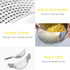Pot Strainer Set, 2 Pieces Stainless Steel Strainers for Easy Draining, Dishwasher Safe for Cooking Kitchenware