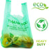 Lakesstory Eco-Friendly Biodegradable Green T-Shirt Bags - Compostable Grocery Bags