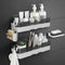 2-Pack Shower Caddy, Separable Shower Organizer with Soap Dish and Hooks, No