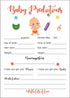 LOTUS-A Baby Shower Games - 30 Thick Cardstocks Guess The Phrase and Predictions Cards, Neutral Theme for Girl Boy