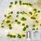 JMEXSUSS 33 FT 100 LED Eucalyptus Vine Fairy Lights, Vines with Lights