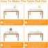 VeeCano 16 Inch 2Pcs Round Clear Plastic Table Protector Cover PVC Vinyl Desk Pad Mat Waterproof Non-Slip Easy Clean
