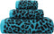 KINGSHORE 3 Piece Premium Bath Towel Set (Leopard), 1 Bath Towel 1 Hand