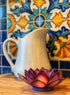 Capiz Shell Lotus Flower Tealight Candle Holder - Handmade Decorative Holder for Meditation, Yoga, and Relaxation