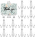 12 Pack 4 Inch Clear Plastic Easels, Plate Holders for Displaying Pictures at Weddings, Home Decoration, Birthdays