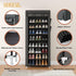 9 Closet Calmootey Tier Shoe Rack Organizer,Portable Shoe Shelf with Nonwoven Fabric Cover