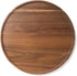 Round Wood Tray, Acacia Wooden Decorative Serving Tray for Coffee Table and