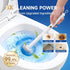Set 48 Disposable Toilet Brush with Refills for Hygienic Bathroom Cleaning. Toilet Bowl Cleaner Wand Kit Used for Deep