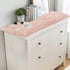 36 inch Summer yuboo Small Blush Pink Table Runner Short, Spring Fluffy Nightstand Dresser Runners Scarf for Bedroom