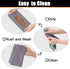 24 Pack (10" 10", Mordimy Kitchen Cloths Dish Towels x Grey & Green), Super Soft and Absorbent Dish Cloths, Coral