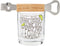 Mud Pie Tequila Drink Recipe Glass 8 oz with Tool 6 1/2"