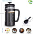 Easyworkz French Press 34 oz Coffee Tea Maker with Borosilicate Glass, Soft Grip Handle