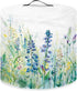 Watercolor Floral Dust Cover for Air Fryer, Kitchen Appliance Cover with Pocket and Top Handle, 6 Quart