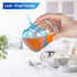 Silicone Stretch Lids, Zero Waste Reusable Silicon Container Lid Covers for Leftover Food, 6PCS, Blue