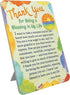 Blue Mountain Arts Appreciation Magnet with Easel Back, 4.9 x 3.6 Inches, Thank You Gift