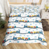 Set Sets 1 Erosebridal Kids Train Duvet Cover Twin for Boys Girls Cartoon Car Bedding Steam Engine Bed Railway Vehicles