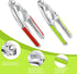 GZLT 2-Pack Nut Cracker, Stainless Steel Nutcracker with Non-Slip Handle, for Walnuts, Pecans, Hazelnuts, Pistachio