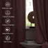 W52 L90, 2 StangH Mauve Rose Velvet Curtains for Bedroom, Nursery Girls Home Decor Room Darkening Thermal Insulated