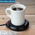 Home-X Mug Warmer, Desktop Heated Coffee & Tea - Black Candle & Wax Warmer