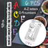 "Fondant Letter Cutters for Cake Decorating - Plastic Alphabet Cutters A-Z and 0-9 Numbers (9.84\" L 0.98\" W)"