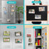 Magnetic Picture Frame, 10 Pack - Reusable 4"x6" Magnetic Photo Frames with White Border for Home & Office