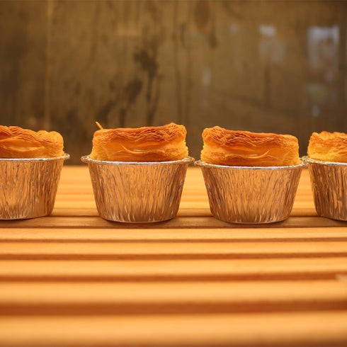 Aluminum Foil Baking Cups, 150 Pack Disposable 3 Oz Ramekins for Cupcake, Muffin, Egg Tart, Pudding Baking