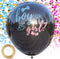 Thickened Gender Reveal Balloon - 2pcs Confetti Balloons with Pink and Blue Confetti – 36 Inch for Photos