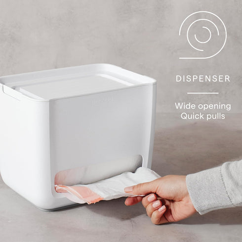 YouCopia SinkSuite Trash Bag Dispenser, Standing Garbage Bag Organizer with Removable Lid and Cradle for Storage