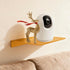 3mm 6.5 inch, 1pcs) Small Floating Shelf Thick, Wall Shelf, Metal Floating Shelves for Echo, Cameras, Small Speaker