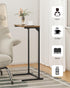 28.7 inch TB01BB071 TUTOTAK C Shaped End Table, Tv Tray, Small Side Table, Tall Couch Table, Tray Table, Sofa Table