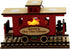 Ginger Cottages Santa’s Choo Choo Caboose Illuminated Ornaments for Christmas Tree