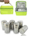 Gift Set Spice Jar with Shaker Tops, Food Seasoning Bottle with Travel Bag, Set of 6 Kitchen Gadget for Camping